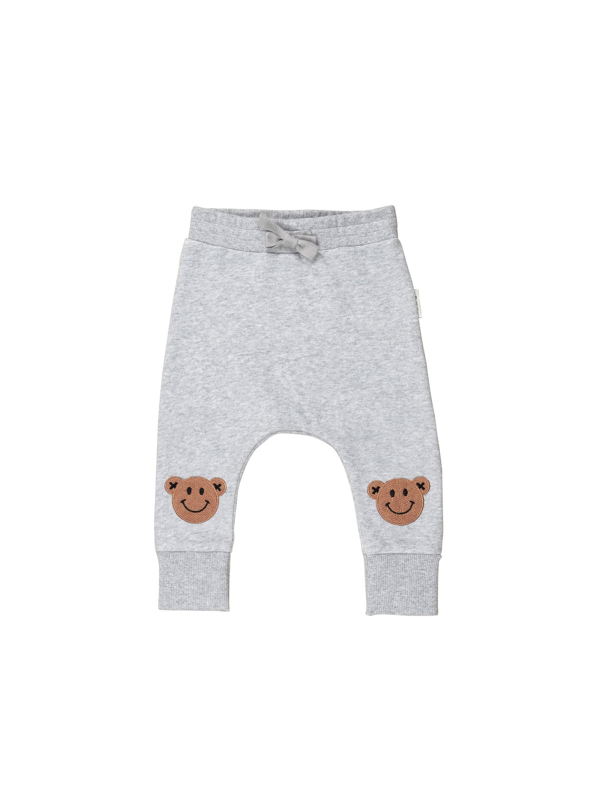 B-Ball Bear Knee Drop Crotch Pant - Grey Marle Last One Was $65 Now