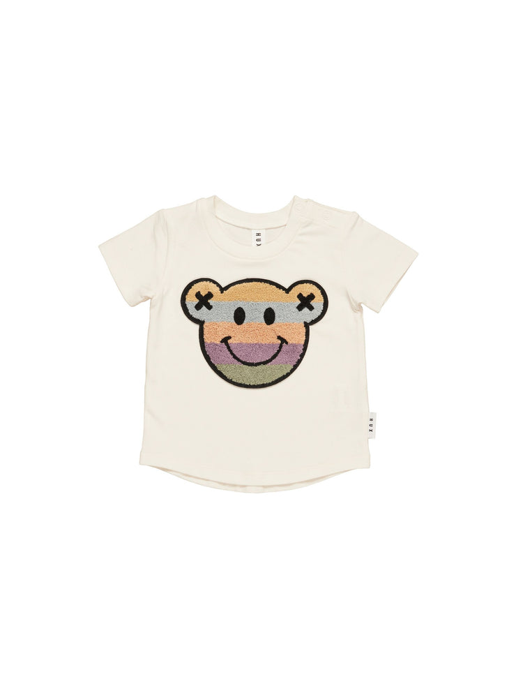 Rainbow Smile Bear T-Shirt - Almond Milk Was $65.90 NOW