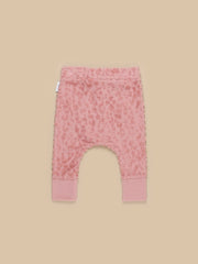 Dusty Rose Terry Drop Crotch Pants Was $45 Now