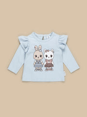 Fluffy Friends Frill Top - Frozen Was $55 Now