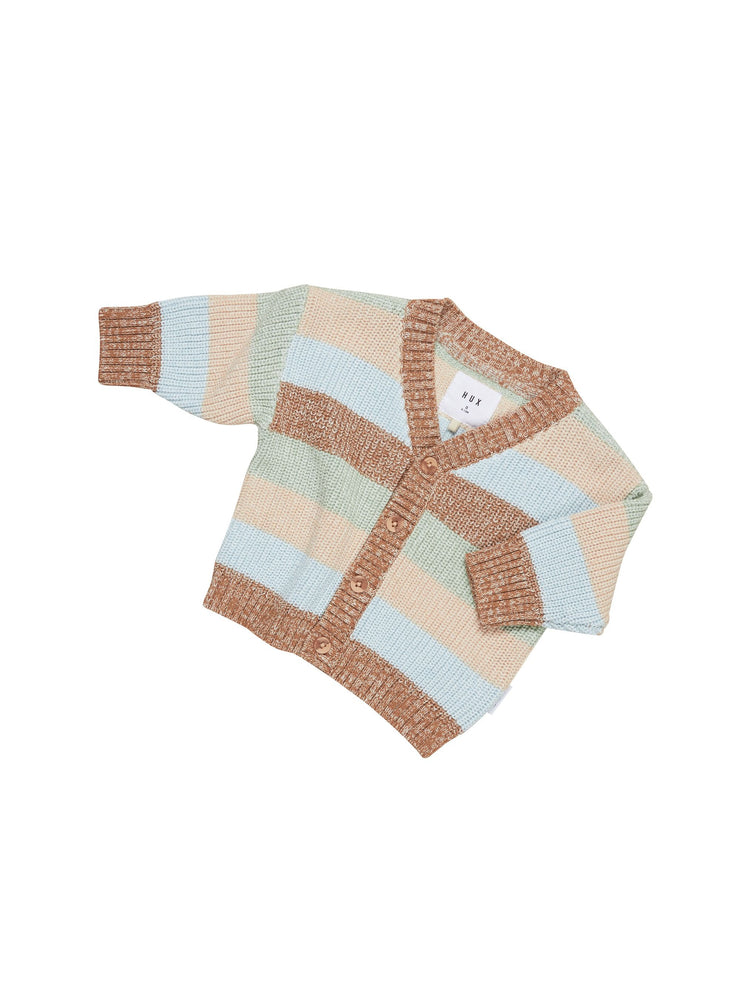 Multi Stripe Boxy Cardi - Multi Was $99 Now
