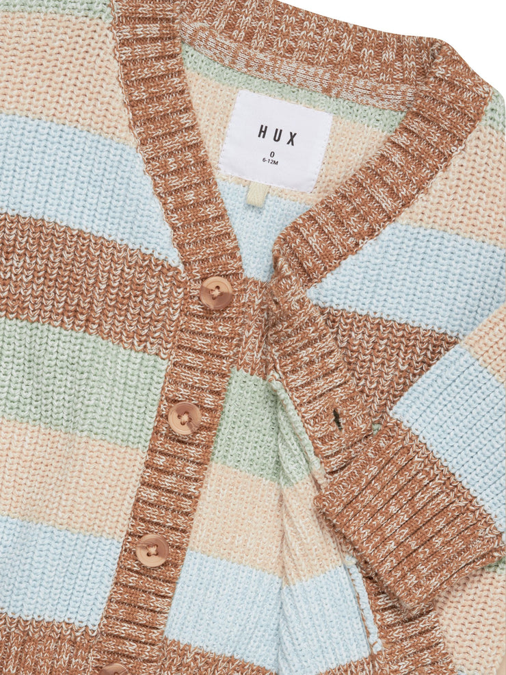 Multi Stripe Boxy Cardi - Multi Was $99 Now