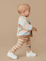 Multi Stripe Boxy Cardi - Multi Was $99 Now