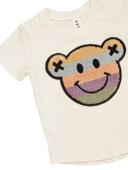 Rainbow Smile Bear T-Shirt - Almond Milk Was $65.90 NOW