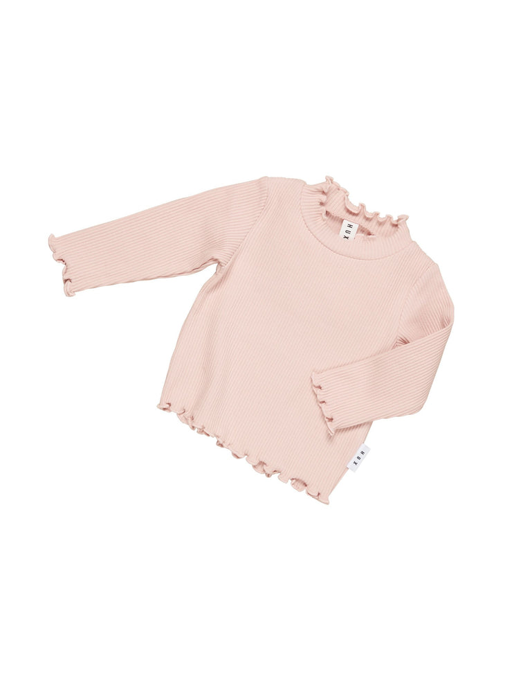 Rib Skivvy - Rose