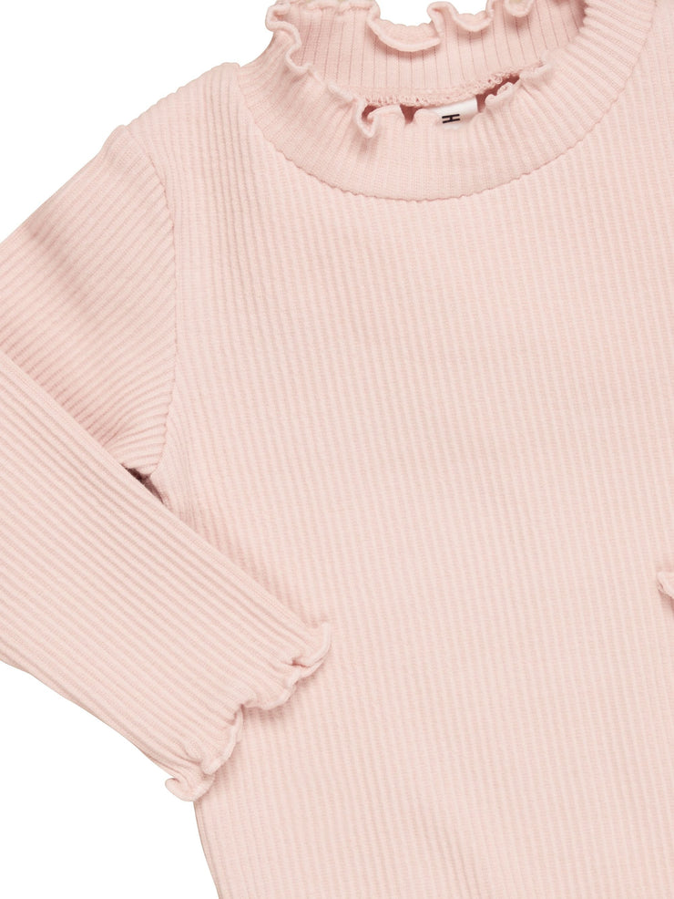 Rib Skivvy - Rose
