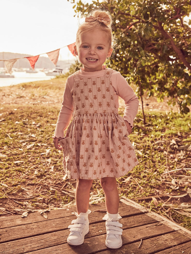 Rib Skivvy - Rose