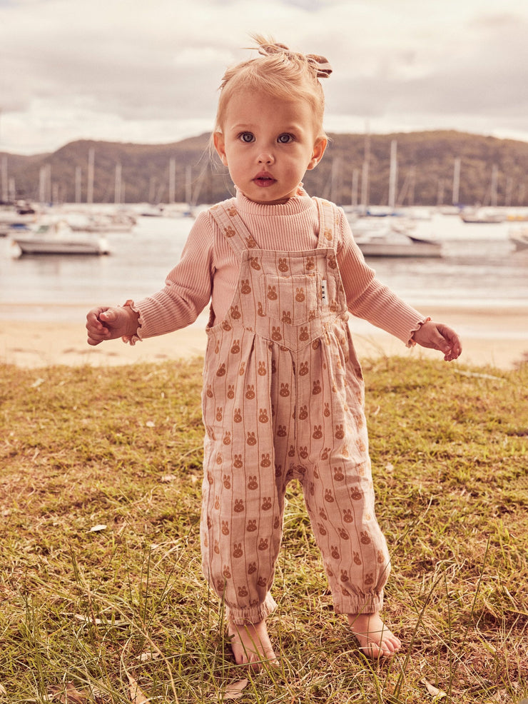 Rib Skivvy - Rose