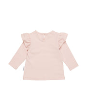 Unicorn Heart Frill Top - Rose Was $66 Now