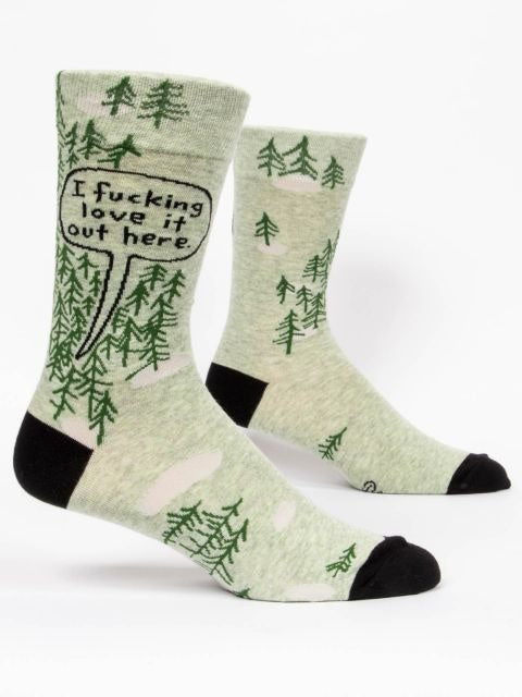 Mens Socks - I Love It Out Here