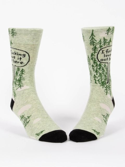 Mens Socks - I Love It Out Here