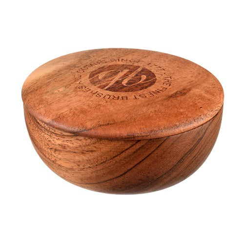 Kent Luxury Shaving Soap in Dark Wood Bowl