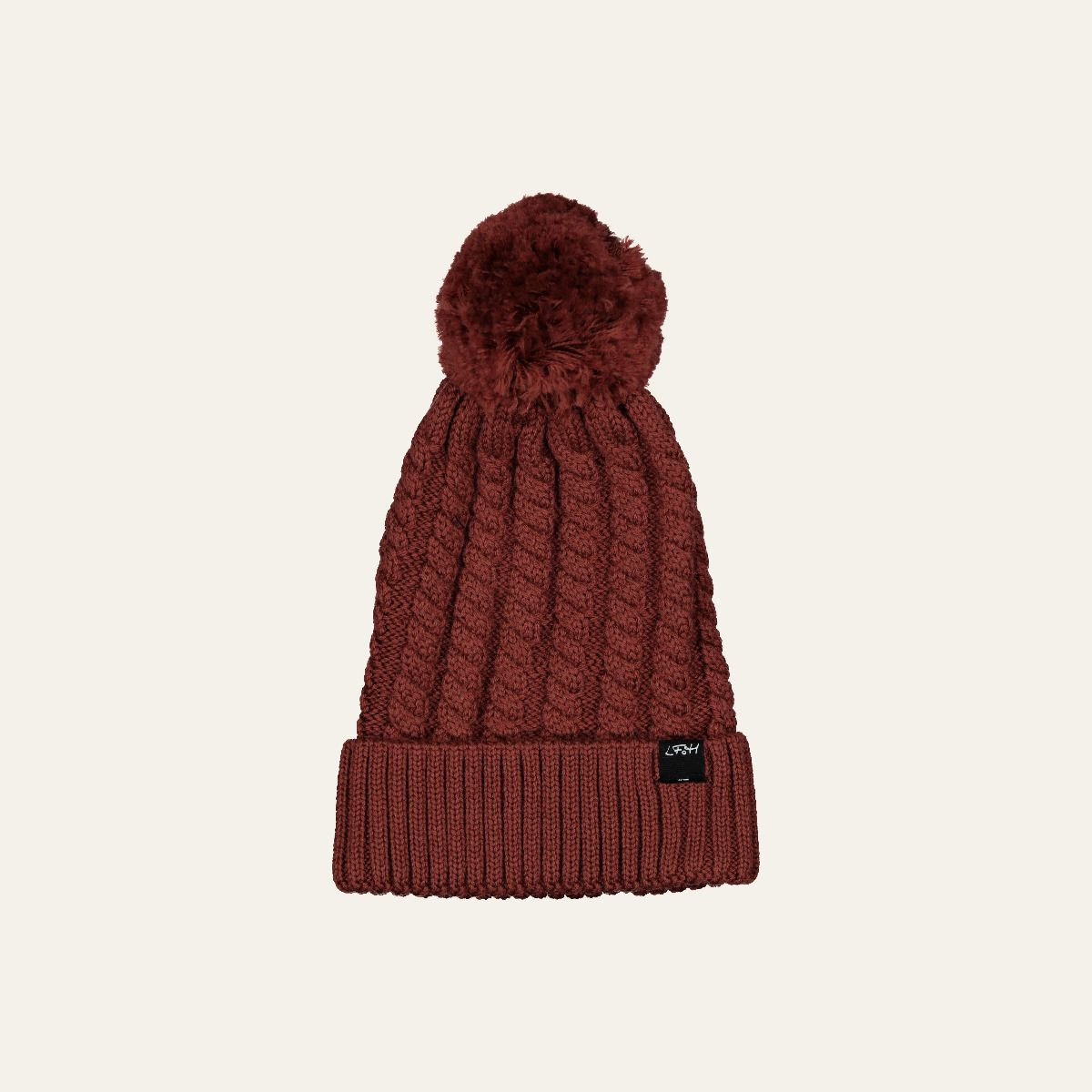 Little Flock of Horrors Merino Thick As Thieves Beanie - Currant Was $45