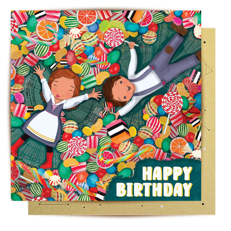 Candyland Birthday  Card
