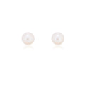 Sterling Silver 6mm Pearl Stud Earrings