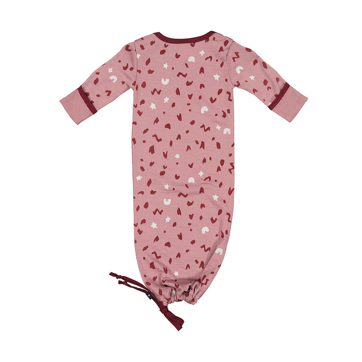 Merino Newcomers Baby Gown - Orchid Sprinkles Was $64.90 NOW