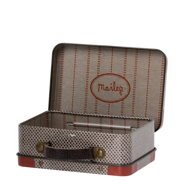 Maileg Metal Suitcase - Grey Travel