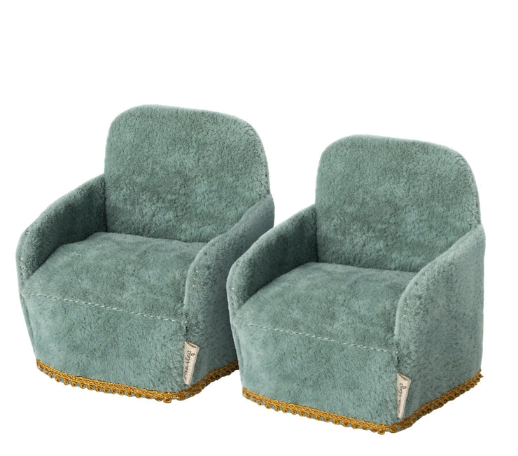 Maileg Plush Chair for Mouse - 2 Pack