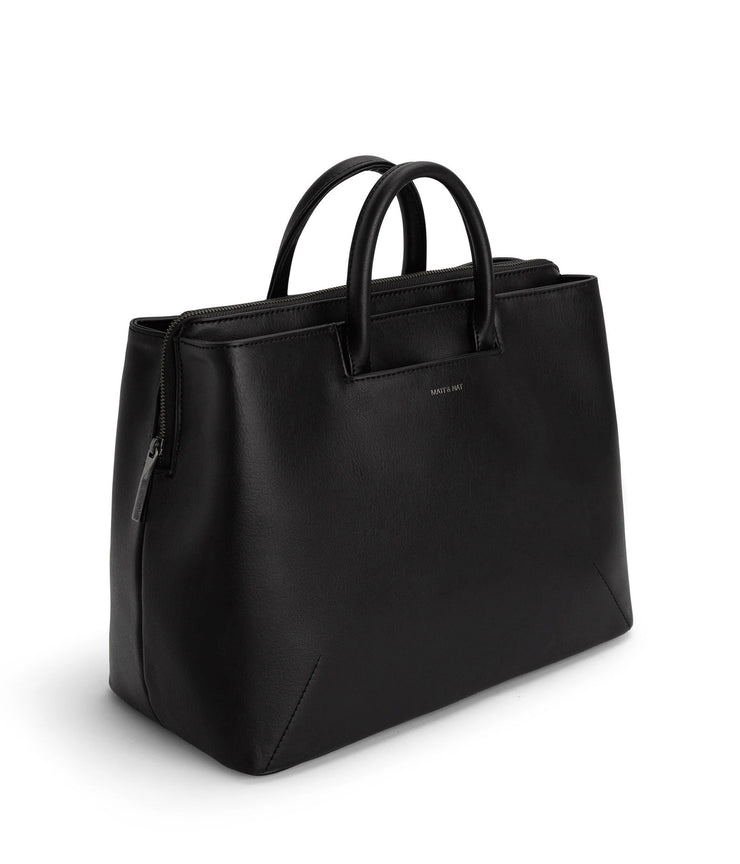 Vegan Satchel - Kintla Arbor Black Was $320