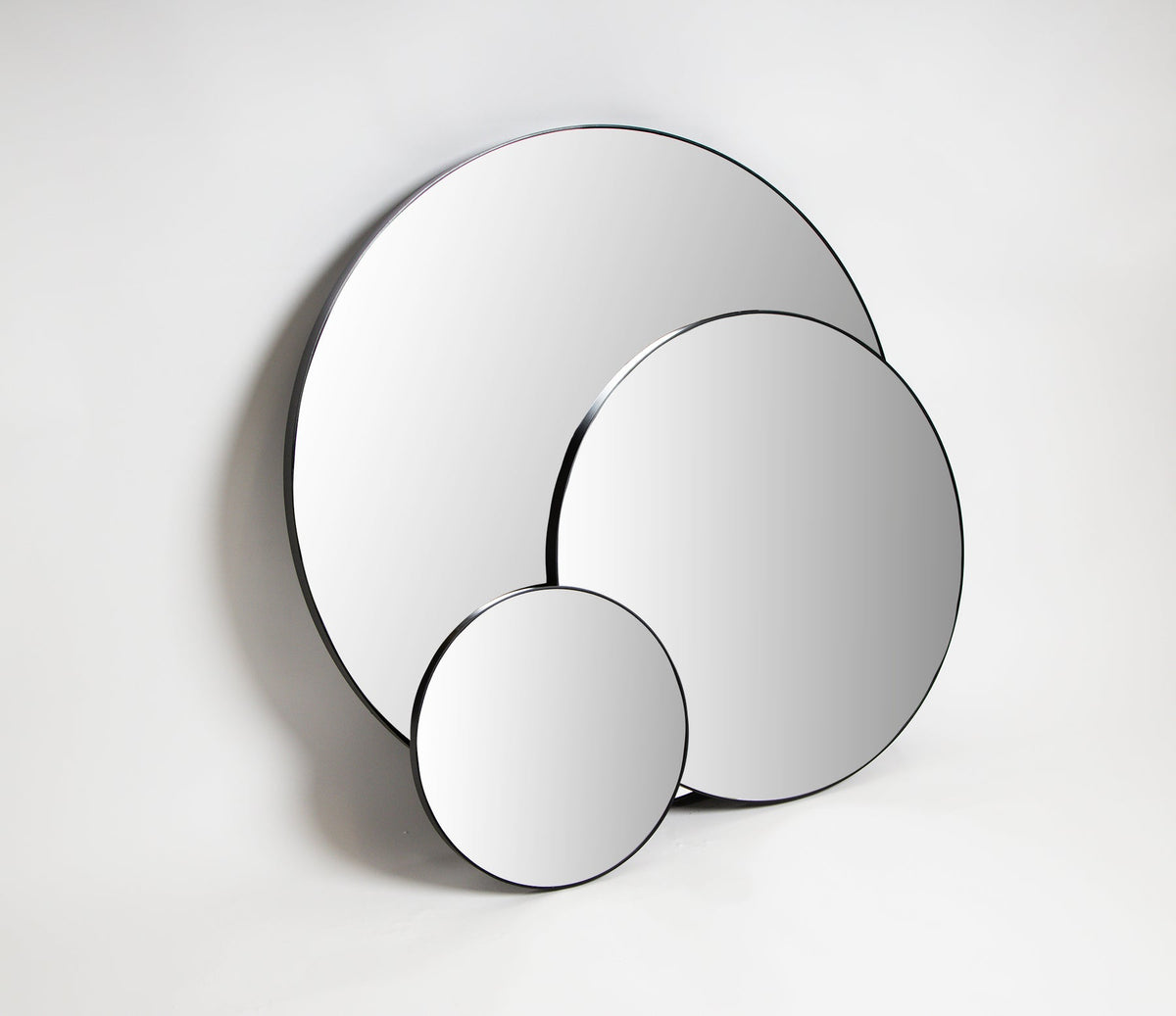 Black Round Framed Mirrors