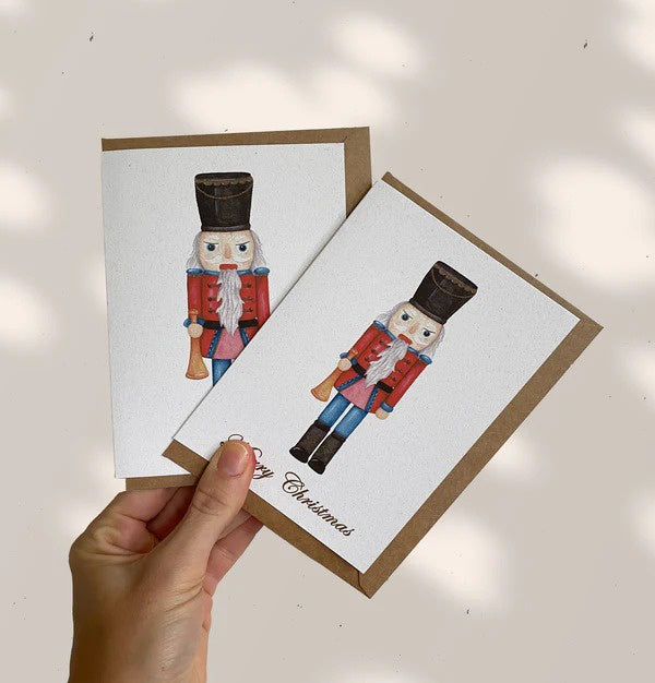 NZ Handmade Cards - Christmas Nutcraker