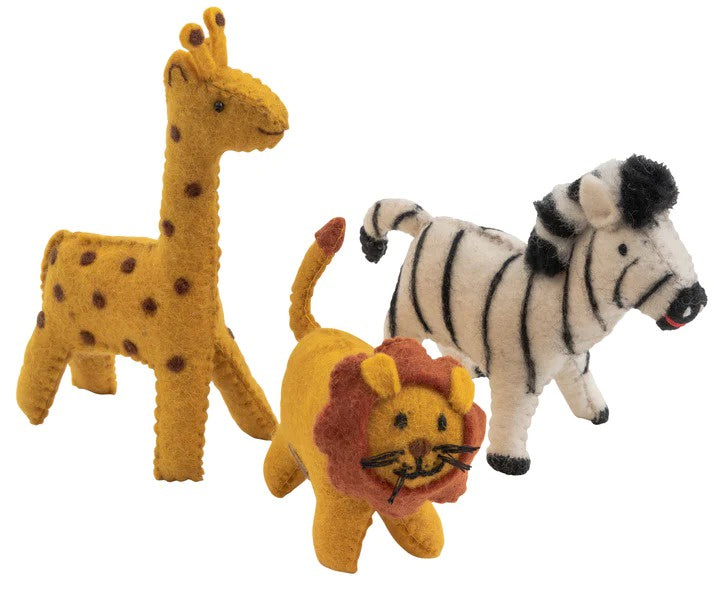 Felt African Toy - Zebra