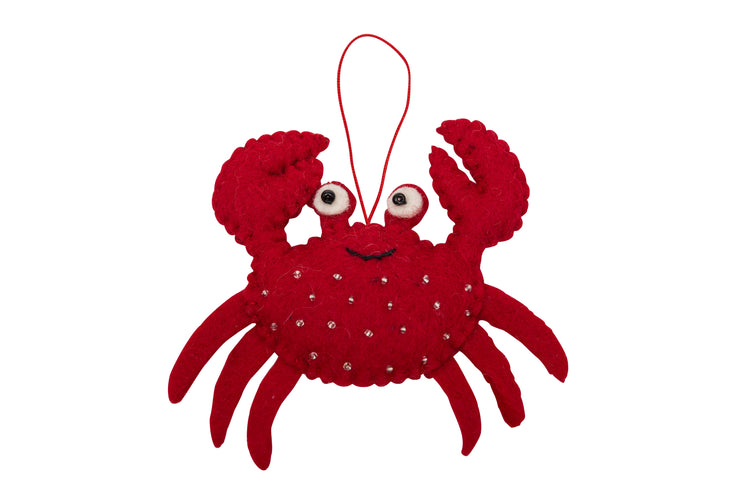 Hanging Christmas Decorations: Crab