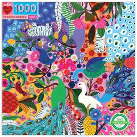 1000 piece Puzzle - Peacock Garden