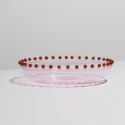 Pearl Platter - Pink & Amber