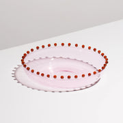 Pearl Platter - Pink & Amber