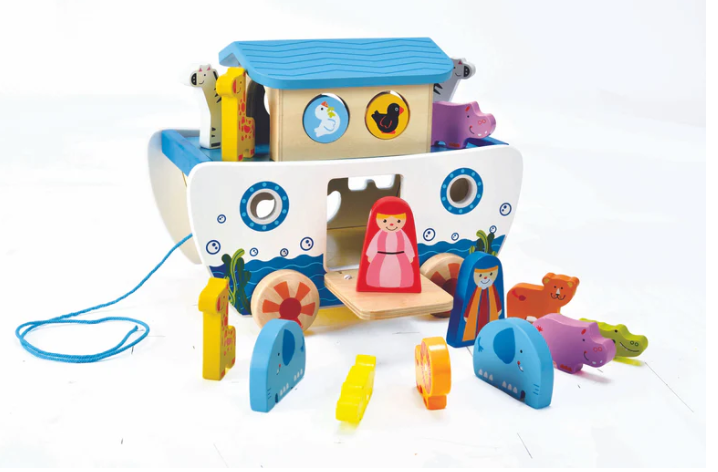 Hape Pull Along Noahs Ark