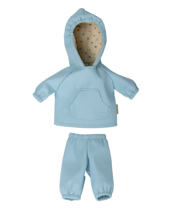 Maileg Rainwear for Teddy Junior - Blue