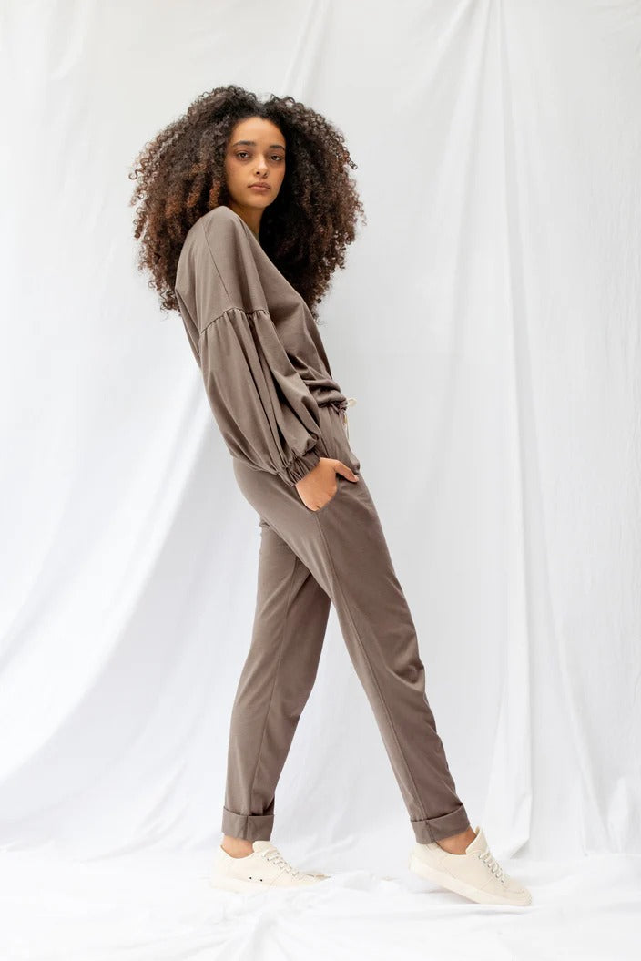 ReCreate Ted Top - Taupe Was $129 Now