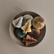 Rust Paper Jewel Ornament 8.5cm