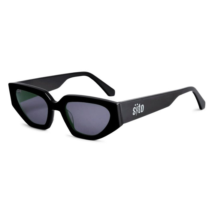 Sito Axis Sunglasses - Black Iron Grey Polarised