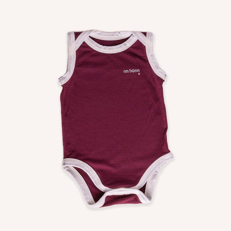 Reversible Sleeveless Merino  Twozee - Mulberry Was $79 NOW