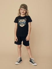 Kids Slouch Short - Black  Was $69.90 NOW