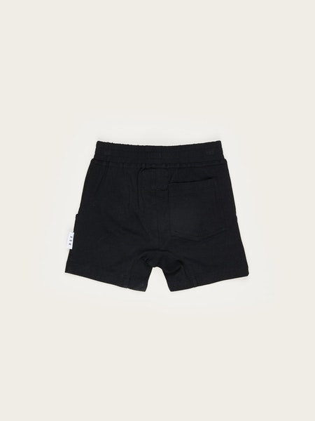 Kids Slouch Short - Black  Was $69.90 NOW