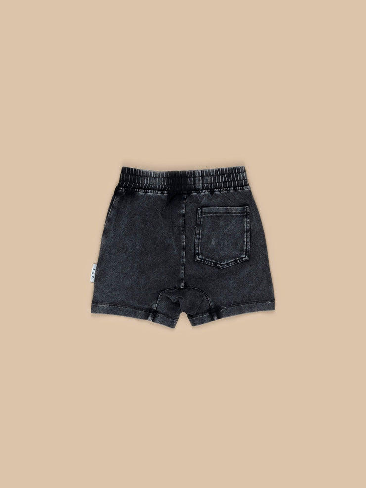Slouch Shorts - Black Jersey Was $60 Now