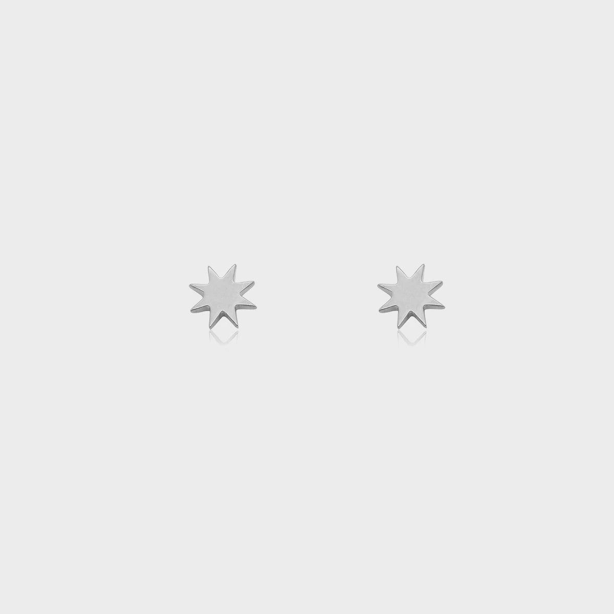 Sterling Silver Sol Stud Earrings