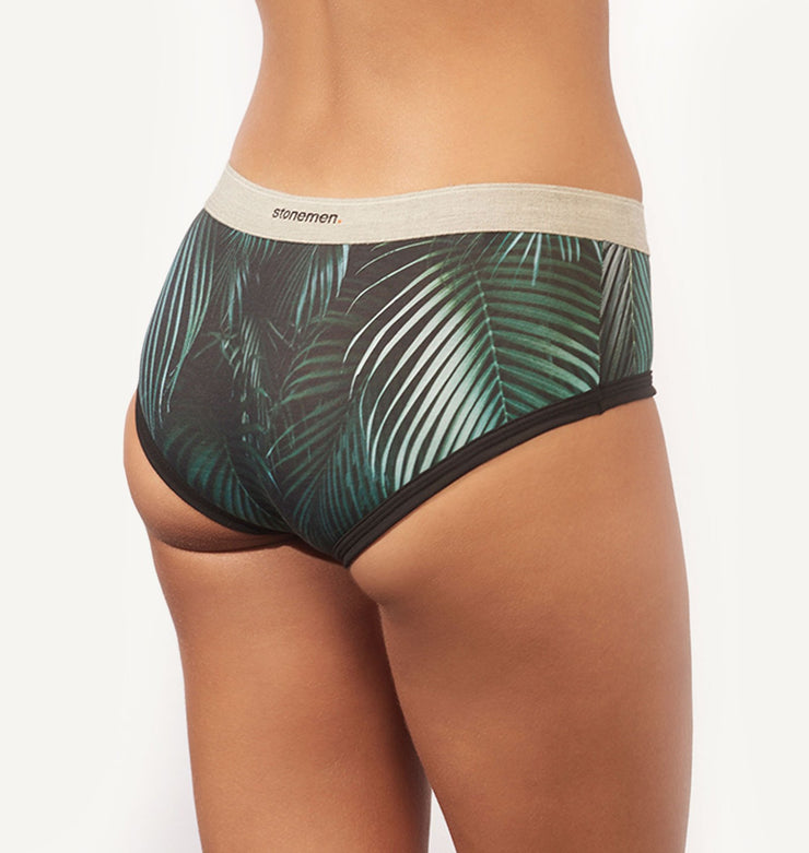 Stonemen Womens Brief - Night Palms Was $49.90 Now