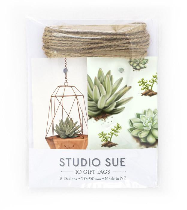 Studio Sue Gift Tags- Succulents