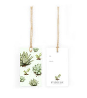 Studio Sue Gift Tags- Succulents