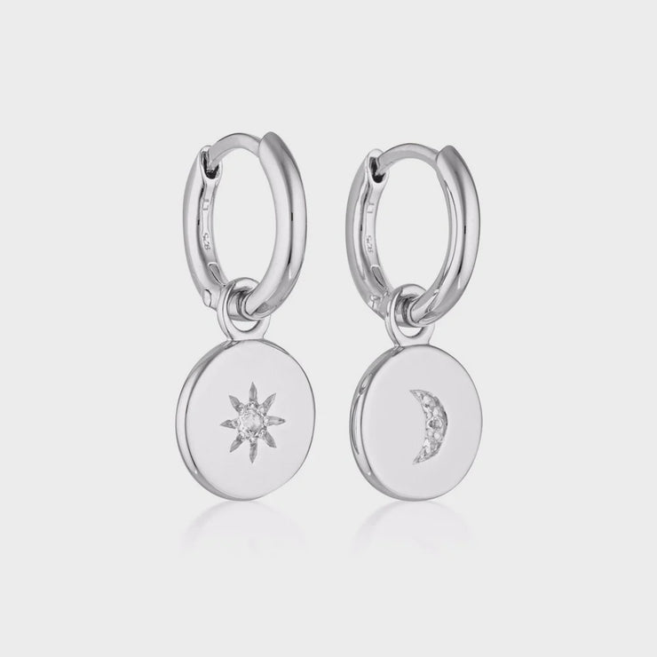 Sterling Silver The Luminaries Hoop Earrings