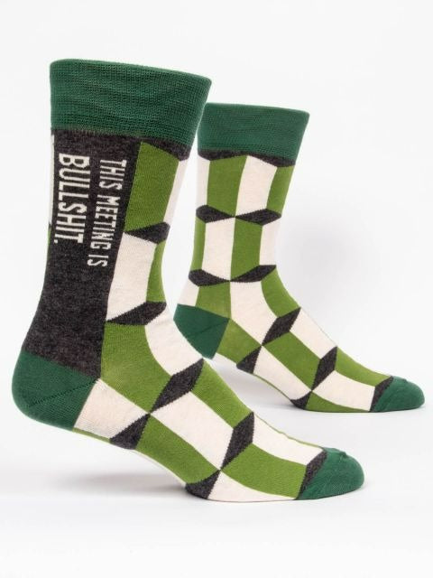 Mens Socks - This Meeting is Bullshit
