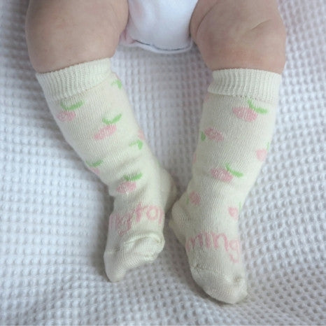 Lamington Knee High Baby Socks - New Born