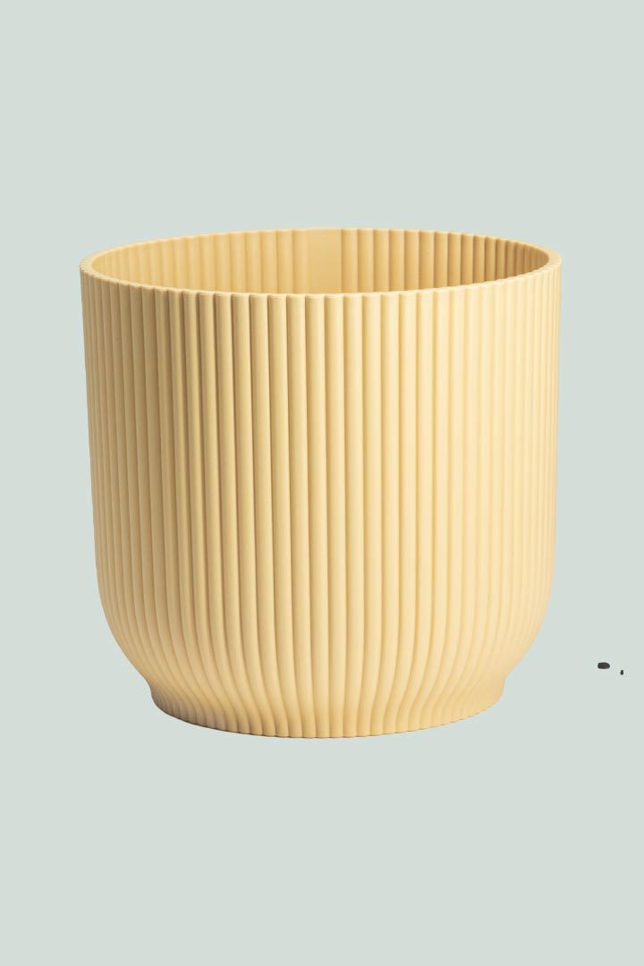 Recycled Plastic Pot - Vibes Yellow