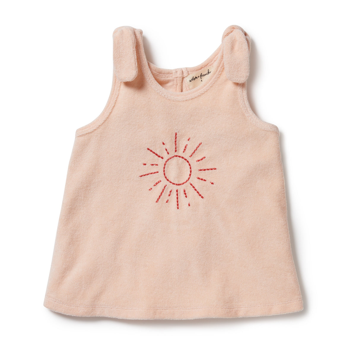 Organic Terry Tie Singlet - Sunshine Was $39.90 NOW