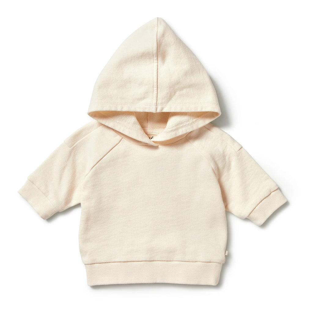 Organic Terry Hooded Sweat - Eggnog Was $45 Now