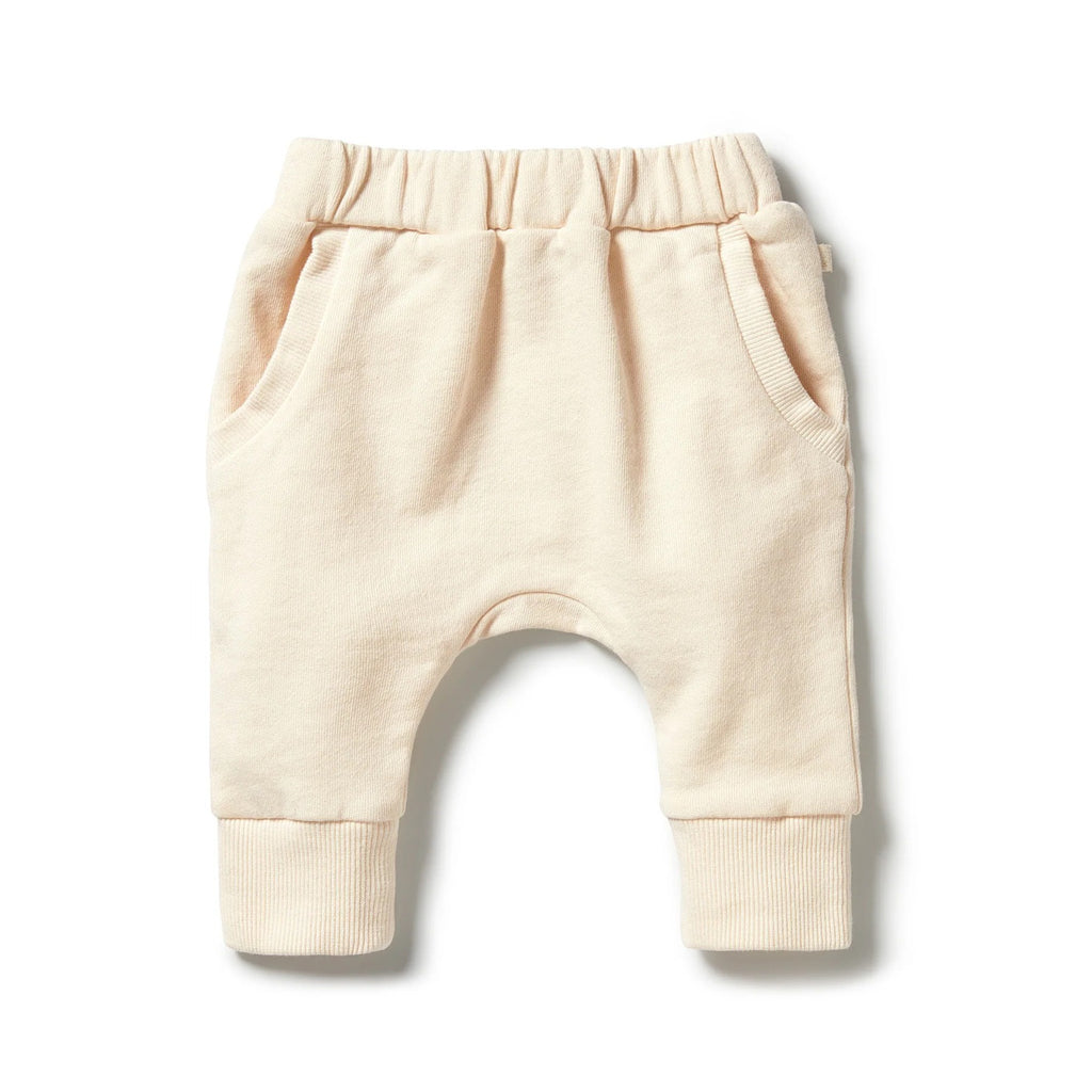 Organic Terry Slouch Pant - Eggnog Last Sizes Was $50 Now